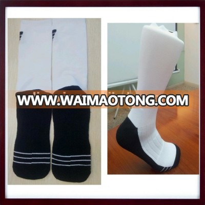 Wholesale Breathable Men Crew white blank socks for sublimation Printing, White blank sublimation socks For Sublimation