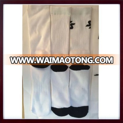 China Socks Manufacturer White Polyester Socks, white Crew Blank polyester socks For Sublimation